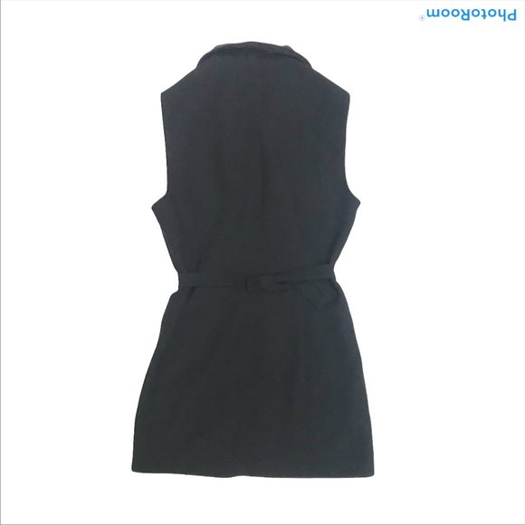 ADL Small Wrap Top Sleeveless Lined Business Office Professional - Picture 3 of 7
